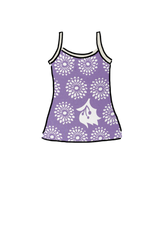 Girls Cami Lilac Floral