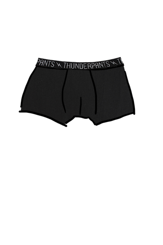 Boys Boxer Plain Black