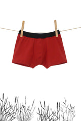 Mens Boxer Plain Salsa