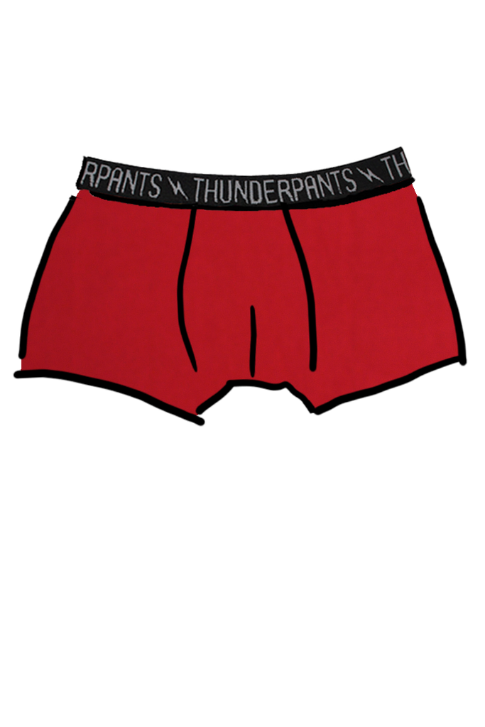 Mens Boxer Plain Salsa
