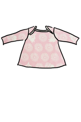 Baby Plunket Tee Powder Floral (VERY LIMITED STOCK)