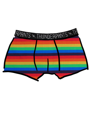 Mens Boxer Rainbow Stripe