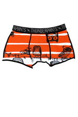 Mens Boxer Tangerine Owls